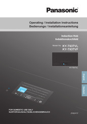 Panasonic KY-T937VF Operating & Installation Instructions Manual
