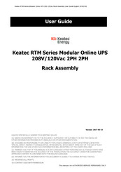 Keatec Energy RTM 2206A M User Manual