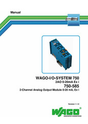 WAGO 750-585 Manual