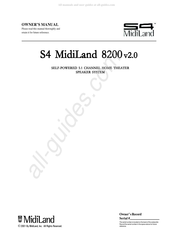 MidiLand S4 8200 Owner's Manual