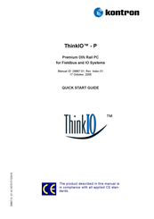Kontron ThinkIO-P Quick Start Manual