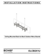 CHIEF OLCB2X1U Installation Instructions Manual