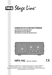 Stageline MPA-102 Instruction Manual