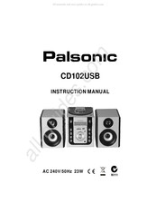Palsonic CD102USB Instruction Manual