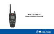ALAN Electronics MIDLAND 445 BT Bluetooth User Manual