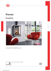 dru Pronto G20 Instructions For Installation Manual