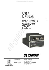 Patton electronics V.35 User Manual