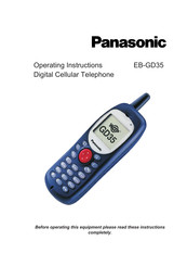 Panasonic EB-GD35 Operating Instructions Manual