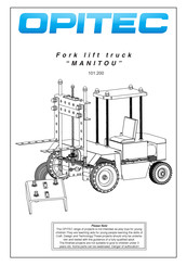 Opitec MANITOU 101.200 Manual