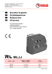 Riello RL 10 BLU Installation, Use And Maintenance Instructions