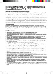 KWB TT 26 Instructions For Use Manual