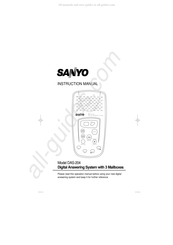 Sanyo DAS-204 Instruction Manual