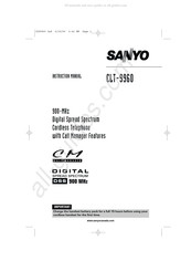 Sanyo CLT-9960 Instruction Manual