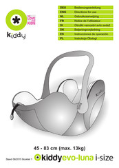 KIDDY EVO-LUNA I-SIZE Directions For Use Manual