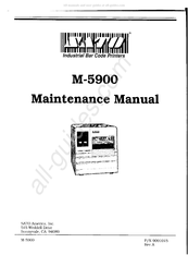 SATO M-5900 Maintenance Manual