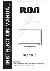 RCA RLED3218 Instruction Manual