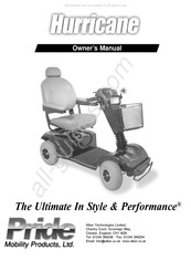 Pride Mobility Hurricane Owner's Manual