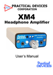 Practical Devices XM4 User Manual