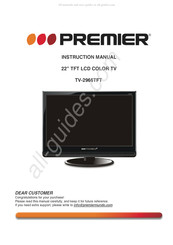 Premier TV-2966TFT Instruction Manual