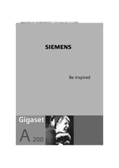 Siemens Gigaset A200 Manual