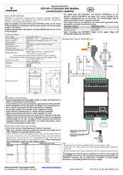 Emerson EXD-HP1/2 Operating	 Instruction