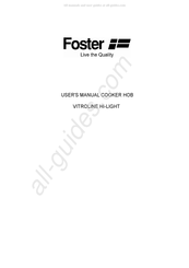 Foster Vitroline Hi-light 7352-010 User Manual