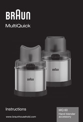 Braun Multiquick MQ 60 Instructions Manual