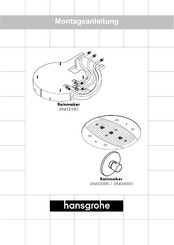 Hans Grohe Rainmaker Series Manual