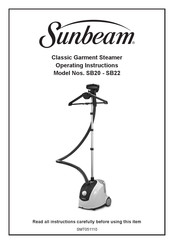 Sunbeam SB22 Operating Instructions Manual