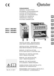 Bartscher IR092M01 Installation, Operating And Maintenance Instructions