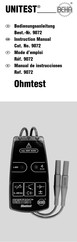 BEHA UNITEST Ohmtest Instruction Manual