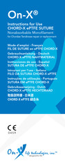 On-X CHORD-X ePTFE SUTURE Instructions For Use Manual