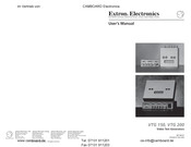 Extron electronics VTG 200 User Manual