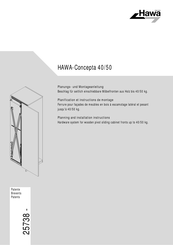 hawa Concepta 30 Planning And Installation Instructions