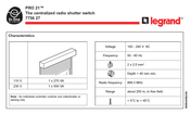 LEGRAND PRO 21 7756 27 Manual