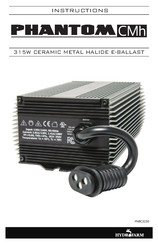 Hydrofarm PHBC3150 Instructions Manual