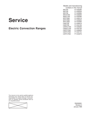 Amana CARC700 Service