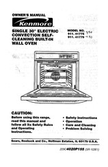 Kenmore 911.41775790 Owner's Manual