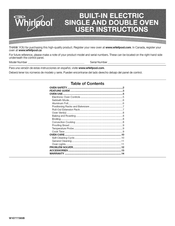 Whirlpool W10777365B User Instructions
