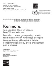 Kenmore 110.28132410 Use & Care Manual