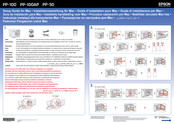 Epson Disc Producer PP-50 Setup Manual