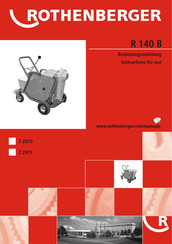 Rothenberger R 140 B Instructions For Use Manual