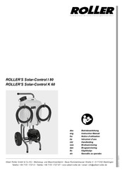 Roller Solar-Control I 80 Instruction Manual