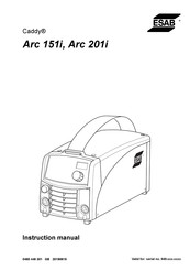 ESAB Caddy Arc 201i Instruction Manual