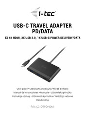 i-tec USB-C Travel Adapter PD/Data User Manual