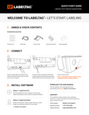 LabelTac Pro X Quick Start Manual