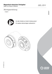 Lenord+Bauer GEL 2311 Mounting Instructions
