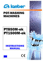 lamber PT1500M-ek Instruction Manual