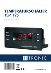 H-Tronic TSM 125 Manual