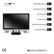 Eschenbach Vario Digital FHD Operating Instructions Manual